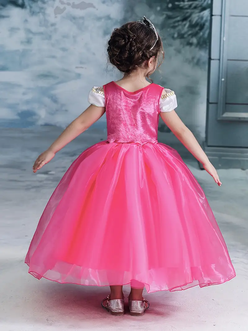 Dětské princeznovské šaty Růženka – pohádkové šaty pro malé princezny