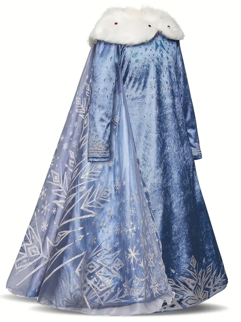 Elsa šaty Frozen – zimní kostým Ledové království pro holčičky 98–140 cm